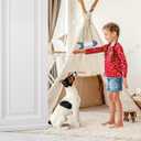 2 x Door Draft Stopper,Door Sweep for Bottom of Door,Weather Stripping Door Seal Draft Guard Blocker Noise Cold Air Insulation Soundproofing for Exterior Interior Home Improvement(White, 39")