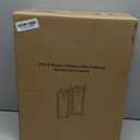 FILIYANO 16Inch Large Outdoor Wall Lights - 2 Packs Modern Black Exterior Light Fixture with Clear Glass Shade, Waterproof Porch Lighting for House, Farmhouse Sconces Lantern for Front Door, Garage (Sensor-Free-16inch)