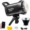 Godox SL60 SL60IID 70W LED Video Light, Cob Video Light Bowens Mount LED Studio Light, Support APP Control, CRI96+ TLCI97+, Daylight 5600K, 18600Lux@1m, Built-in 8 FX Effects, Dimmable Brightness