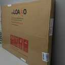 LOAAO Black Metal Framed Bathroom Mirror for Wall, 24X36 Inch Rounded Rectangle Mirror, Matte Black Bathroom Vanity Mirror Farmhouse, Anti-Rust, Hangs Horizontally or Vertically