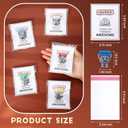 Gejoy 25 Sets Positive Mini Figurines Gifts Miniature Emotional Mini Rubber Toy with Positive Card Gift Bags Inspirational Birthday Gifts for Coworkers Employees (Rock)