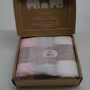 Bassinet Fitted Sheets for 4moms Mamaroo Sleep Bassinet - Fits 18 x 30 Inch Oval Bassinet Mattress - Buttery Soft, Premium Stretchy Jersey Knit Sheets - Pale Pink + Lavendar + Cloud, 3 Pack