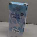 TOPCEE Cooling Blanket(60"x90"Twin Size)for Night Sweats Absorbs Heat to Keep Adults, Children Cool on Warm Nights, Q-Max 0.5 Cooling blankets for Hot Sleepers, Ultra-Cool Lightweight Blanket for Bed