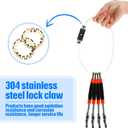 Flutesan 5 Pcs 1/4" x 1/4" OD Push to Connect Pneumatic Ball Valve PVC Air Flow Control Valve Quick Connect Tube Fittings Air Line Hose Fittings