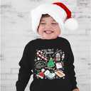 CM C&M WODRO Toddler Kid Christmas Sweatshirt Boy Girl Tis The Season Shirt Cute Xmas Graphic Pullover Top Holiday Outfit (Black)