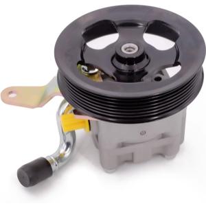 Power Steering Pump with Pulley Compatible with Nissan & Infiniti Models - 370Z, EX35, EX37, FX35, FX37, G35, G35, G37, M35, M37, Q40, Q50, Q50, Q60, Q70, Q70L, QX50, QX70 - Assist Pump V6 3.7L 3.5L
