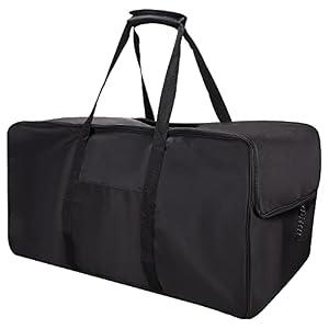 Golf Push Cart Bag 3 Wheel Folding Carry Bag for Push Carts Cover Protector Black Extra-Large Capacity Cover Collapsible