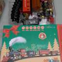 Electric Train Set for Kids Ages 4-8 | Train Set for Kids Ages 4-8 | Battery Powered Trains Sets with Lights & Sounds, Steam Locomotive Engine, Horses & Tracks - Classic Railway Toy Gift