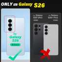 TUCCH Case Wallet for Galaxy S26, Kickstand [RFID Blocking] 3 Card Holder, Folio Magnetic PU Leather [TPU Shockproof Interior Case] Protective Folio Cover Compatible with Galaxy S26 6.3" 2026, Black