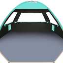 Gorich Beach Tent Sun Shelter for 3/4-5/6-7/8-10 Person with UPF 50 UV Protection, Lightweight & Easy Setup Beach Shade Canopy, Portable Beach Shade Tent Beach Cabana 