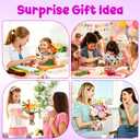 Zeadylaris 500 Pcs Thick Pipe Cleaners Craft Kit for Beginners 5 Colors Chenille Stems for DIY Flowers & Crafts, with Glue Guns, Floral Wires & Ribbon Perfect for Family Fun, Holiday & Room Decor