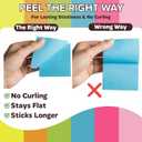 Sticky Notes 3x3 (12 Pads/1200 Sheets) 2026 Improved Adhesive, Super Sticky & Bright Neon Colors 1200 Sheets Ideal for School, Office & Desk Supplies, 12 Pads - Unlined