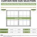 5/8 Diameter Curtain Rods 30-90 Inch, for 30-84 Inch Windows, Adjustable Splicing Gold Curtain Rods for Windows with Brackets, Window Rod Long Small Curtains Rod, 2 Pack