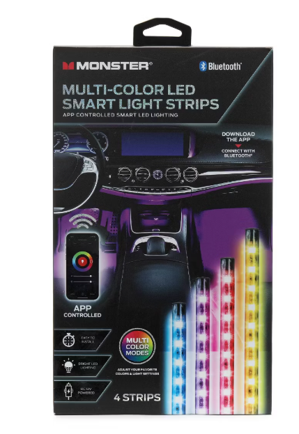 Monster 4 Piece Led Light Strip