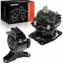 A-Premium Set of 2 Front and Right Engine Motor Mount Set Compatible with Honda Odyssey EX-L/Touring 2008-2010 i-VTEC 3.5L, 2011-2016 3.5L