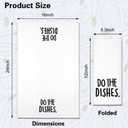 Cook Dinner Funny Kitchen Towels 2 Pack, Cute New House Gift for Hostess, Mother's Day Birthday Housewarming Gift for Mom, Auntie, Friends