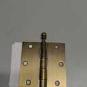 Nostalgic Warehouse Ball-Tip Residential Door Hinge with Square Corners