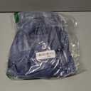 EUYZOU Womens Wide Leg Trendy Jeans Terry Look Like Denim High Waisted Baggy Loose Pants with Pocket (Blue)