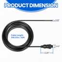 350122 Communication Cable 50ft. for Pentair IntelliFlo & IntelliFlow Pumps, for Sta-Rite IntelliPro Pumps, 2-Conductor Tinned Copper Core, Supports Real-Time Monitoring & Automation