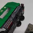 AZToys Friction Powered Garbage Truck Toy - Lift-up Body with Openable Back Door, Flashing Lights and Sounds, Great Gift for Kids