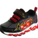 Disney Pixar Cars Boys Black/Red Lighted Sneaker (Toddler/Little Kid) Size 11