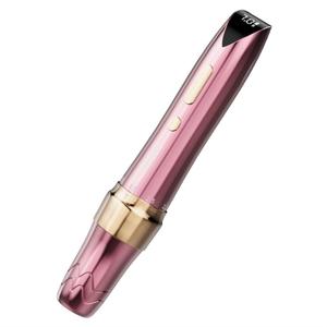 Mast P60 Tattoo Gun Wireless Tattoo Pen Machine, 5 Strokes Length 2.2mm - 3.2mm, 121g/4.2oz Lightweight, Pink Color for Pro Artists