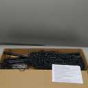 Lomotech RGB Color Changing Christmas Tree Lights - 10Ft 404 LED with 7.08" Topper, Remote Controll Waterproof Iron Pole Waterfall Holiday Tree Lights for Outdoor Christmas Decorations