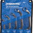 Silverline 945235 Obstruction Spanner Set 5pce 8-22 mm