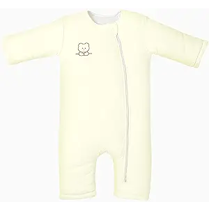 Premium Cotton Baby Sleep Sacks with Legs Winter 3-6 Months 2.5 Tog, Ultra Soft Wearable Blanket Sleeping Bag Sack Easy Diaper Changing Transition Sleep Sacks Unisex Newborn Infant Babies Girls Boys