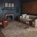 Loloi Magnolia Home by Joanna Gaines Junie Collection JUE-02 Moss/Natural 2'-0" x 3'-0", .38" Pile Height, Accent Rug