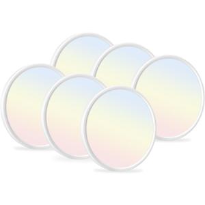 hunhun 6 Pack 16 Inch Dimmable LED Flush Mount Ceiling Light 4800LM Round Light Fixture 5 Color Temperature Selectable Large Flat Ceiling Lamp for Living Dining Room White ETL Listed