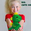 2 x Amigo Rumi Cute Dinosaur Beginners Crochet Kit - Learn How to Crochet Starter Kit - 3+ Hour Video Tutorials & Crocheting Book - Easy to Stitch Yarn - Amigurumi Stuffed Animal for Kids 12+ & Adults (T-Rex + BONUS Crochet Course (Green & Yellow))