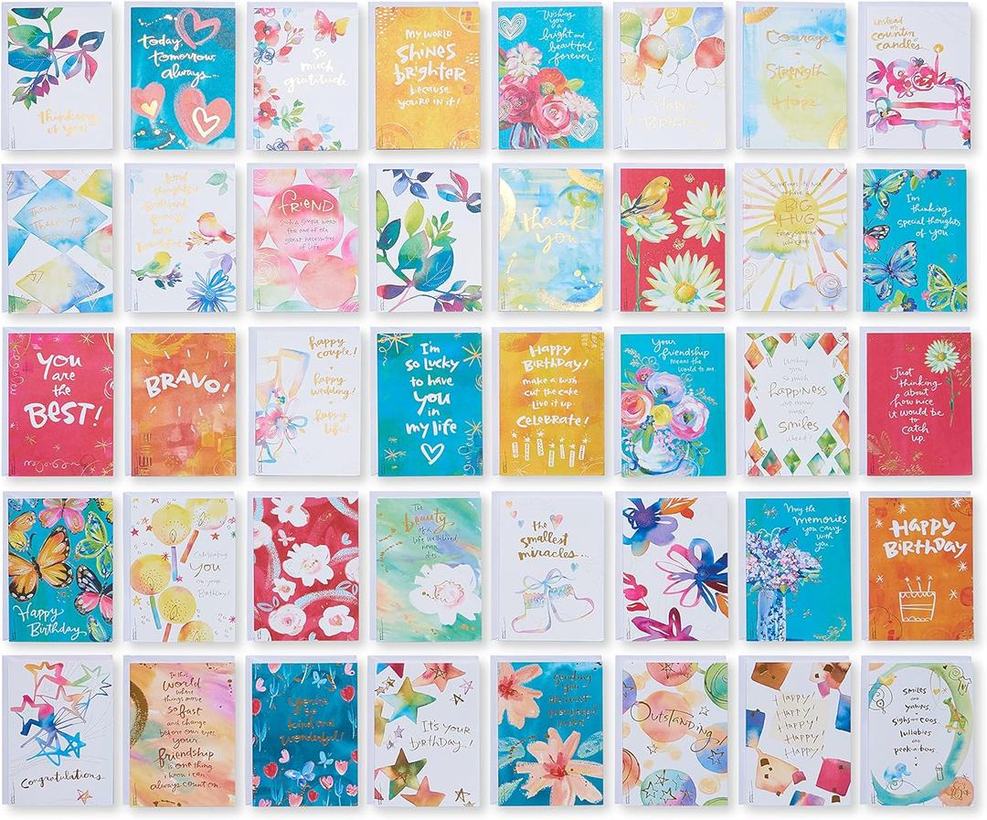 American Greetings All Occasion Card Bundle, Kathy Davis Designs (40-count)