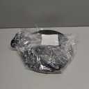 Asgolion Round Side Table, Adjustable-Height Drink Table for Small Spaces, Pedestal Martini Table, Cocktail Tables Weighted Base for Living Room, Bedroom, Bathroom, Office, Black