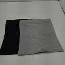 2 Pack Bandeau Crop Tops, Black/Grey