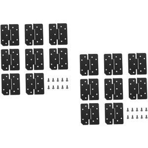 Gadpiparty 16pcs Drop Leaf Table Hinge Kit Table Hardware Iron Support Hinges Satin