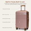 Cosbarn Luggage Sets 5Pcs Suitcases with Wheels,Large Suitcase, 20"/24"/28"