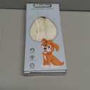 Malier Dog Christmas Stocking with Initials, Letter A Embroidered Knit Christmas Stocking for Dogs, White Large Bone Shape Xmas Pet Stockings Hanging Stocking for Dogs Cats Pets (White, Letter-Z)