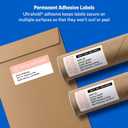 Avery Printable Shipping Labels with Sure Feed, 3-1/3" x 4", White, 150 Blank Mailing Labels (5264)
