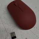 Lenovo 530 Full Size Wireless Computer Mouse for PC, Laptop, Computer with Windows - 2.4 GHz Nano USB Receiver - Ambidextrous Design - 12 Months Battery Life - Cherry Red