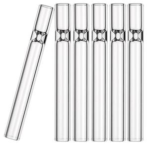 6 Borosilicate Glass Tubes 4 inches long Transparent Suitable for glassblowing, laboratory, DIY, and industrial applications Reusable