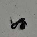 Mini Clip Microphone for Phone Computer Portable Lavalier Mic for Interviews Lectures Video Conferencing Hands Black