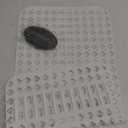 Large White Silicone Sink Mat and Protector With Cutout Drain Holes for Kitchen Farmhouse Stainless Steel Ceramic Sinks 25"x13"