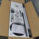 Phylluz 72'' Large Ceiling Fans with Lights, Modern Black Ceiling Fan Remote/APP Control, Dimmable, Quiet DC Motor Big Ceiling Fan for Indoor/Covered Outdoor