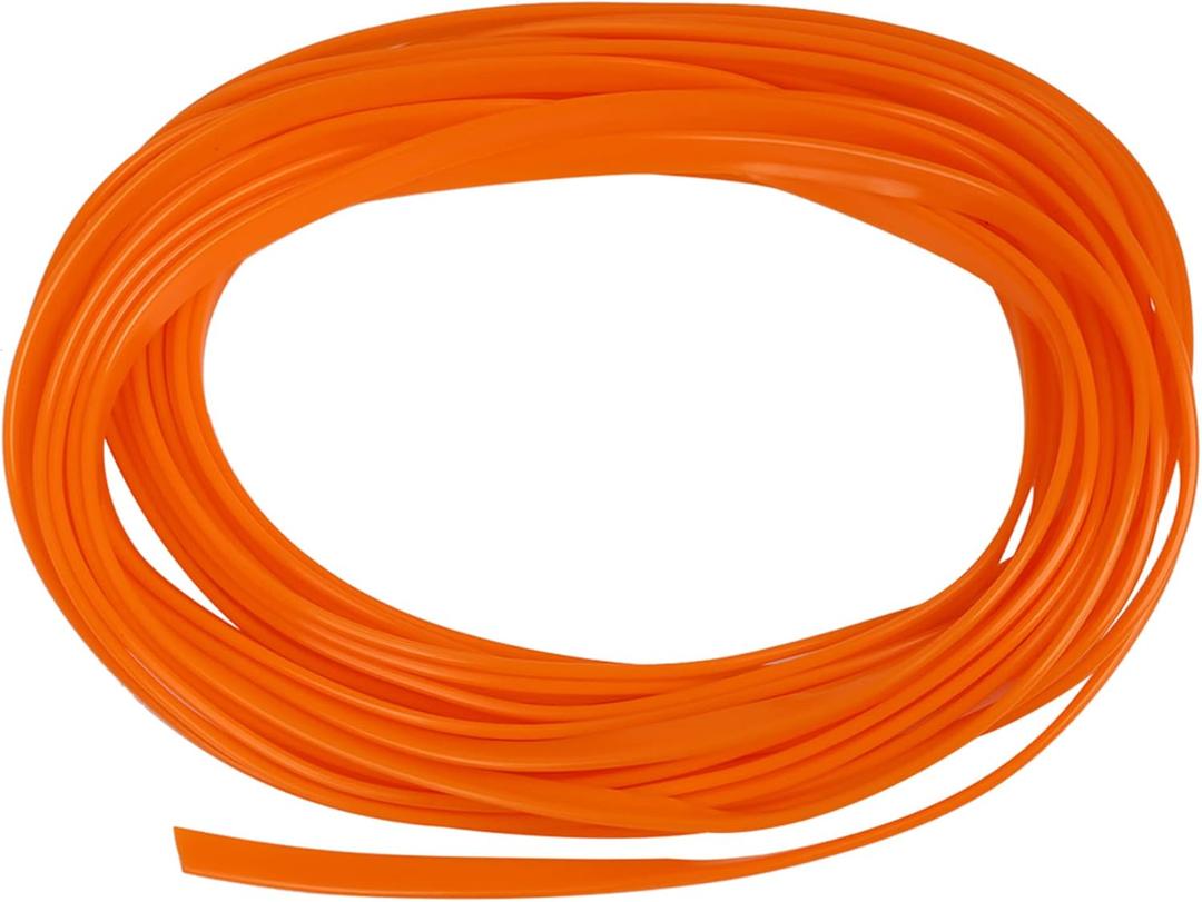 X AUTOHAUX Car Interior Gap Door Edge Decorative Trim Strip Line Orange 8m 26.25ft