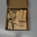 Boss Lady Gifts, Wooden Dried Flower Decorative Plaque, Best Bosses Lady Office Gifts, Desk Decoration For Women, Boss Day For Women Inspirational Desk Decor, 4x4.3 Inches