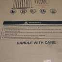 41 Inch Tall Baby Gate Auto Close Dog Gate Adjustable 29.92"-43.71" Wide Pressure Mounted Walk Through Swing Pet Gate for Doorways (White, 29.92"-43.71" Wide)