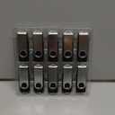 10-Pack Enfain 16GB USB 2.0 Swivel Flash Drives: Shareable Data Storage for Home & Office Use (Black)
