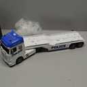 Dwi Dowellin Toddler Boy Toys for 3 4 5 6 Year Old, 25" Semi Truck Toy with Racing Car and Helicopter - Police Toys,Birthday Gifts for Kids Child 2 3 4 5 6 Years Old