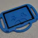 AVAWO Kids Case for Samsung Galaxy Tab A8 10.5 Inch 2022, Blue with Strap, Light Weight Shock Proof Handle Stand